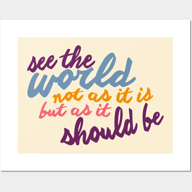 See The World Wall Art by byebyesally